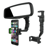 Soporte Celular Espejo Retrovisor Carro 360º Clip Multiusos