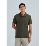 Camisa Polo Masculina Básica Com Bolso Frontal Hering