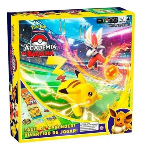 Jogo De Cartas Pokemon Academia De Batalha Tabuleiro Tcg