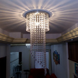 Lustre Espiral Cristais Acrilicos Perfeito Rvcrilic 30755821