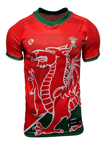 Camiseta Rugby Kapho Gales Six Nations Red Dragon Niños