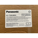 Tarjeta Panasonic De 2 Líneas 8 Extensiones Tes824 Nueva