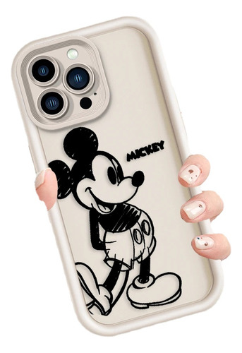 Funda De Teléfono Comic Mickey Para iPhone 15, 14, 13, 12, 1