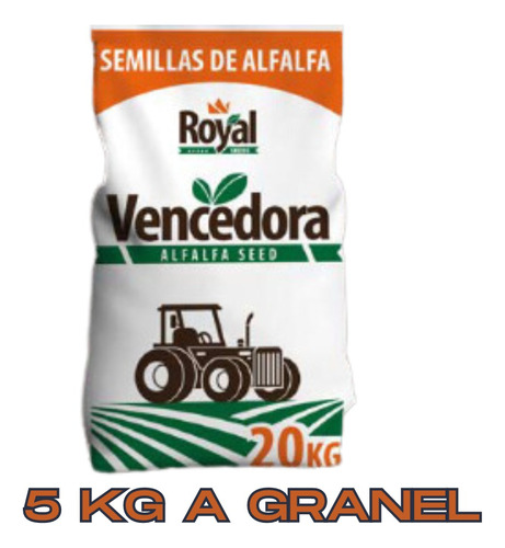 5 Kg Semilla  De Alfalfa Vencedora 