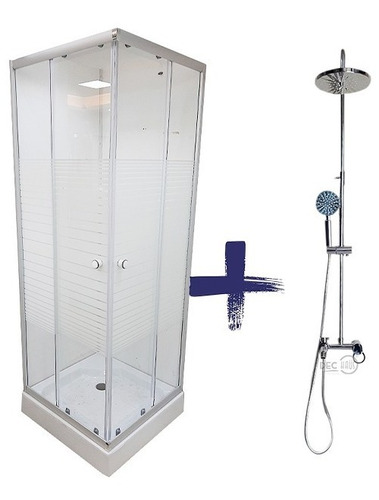 Shower Door Cuadrado 70x70+columna Ducha / Dechaus