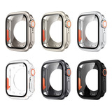 6 Pcs Clear Tpu Frame Watch Case For Apple Watch 9 49mm