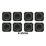 8 Alto Falante Qvs 4 Polegadas 80 Rms Line Array Full Range