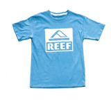 Remera Reef Classic Block Tee Jr Turquesa Envíos País