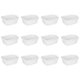 Sterilite 06578012 Sartén Para Platos De 12 Cuartos, Blanco,