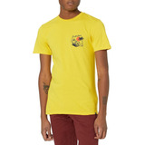 Camiseta Quiksilver Animal Party Para Hombre, Azufre, S