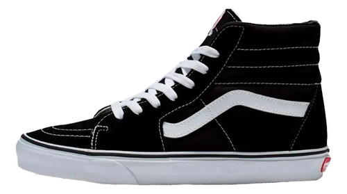 Vans Sk8-hi Gamuza Unisex Color Negro, Blanco | Meses sin interés