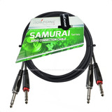 Cable Audio Profesional 2 Plug Mono A 2 Plug Mono 3 Metros 