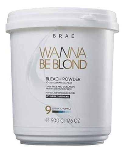  Braé Wanna Be Blond - Pó Descolorante 500g Tom Sem Tom