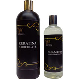 Keratina Chocolate, Shampoo Limpieza, Kit Beautiful Angels