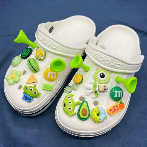 Shrek Cueva Zapatos Accesorios Mujer Crocs Zapatos Flor