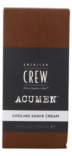 American Crew - Crema Refrescante De Afeitar Para Hombres, F