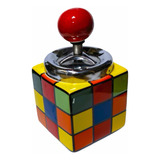 Cenicero Cerámica Diseño Cubo De Rubik