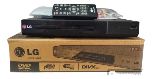 Dvd Player LG Dp132, Usb Frontal, Divx, Mp-3, Exc. Estado