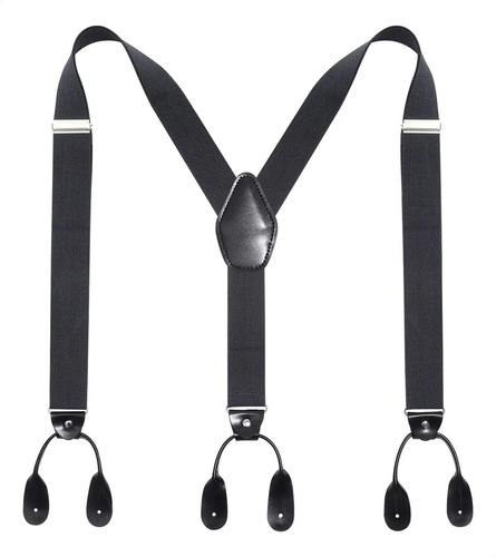Tirantes Ajustables Para Hombre, Con Botones En La Parte