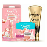 Gillette Venus Máquina+2 Repuestos+pantene Acondicionador