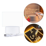 Luminaria Led Escrever De Caneta Lousa Quadro Mesa Anotacoes