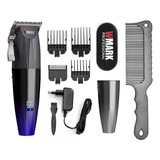 Maquina Corta Cabelo Profisional Wmark Ng222 Azul Capa Extra