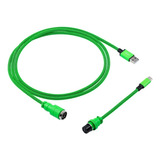 Cable Recto Para Teclado Cablemod Pro (viper Green, Usb A...