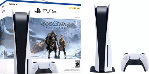 Sony Playstation 5 Standard God Of War Ragnarok + 5 Juegos!