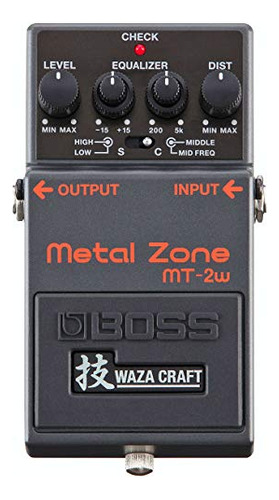 Pedal Distorsión Boss Mt-2w Waza Metal Zone