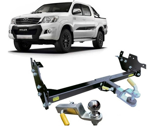 Enganche Reforzado 4000 Kg  Toyota Hilux 2012 2013 2014 2015