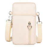 Cartera Mujer Porta Celular Bolsa Ajustable Cierres Lovely