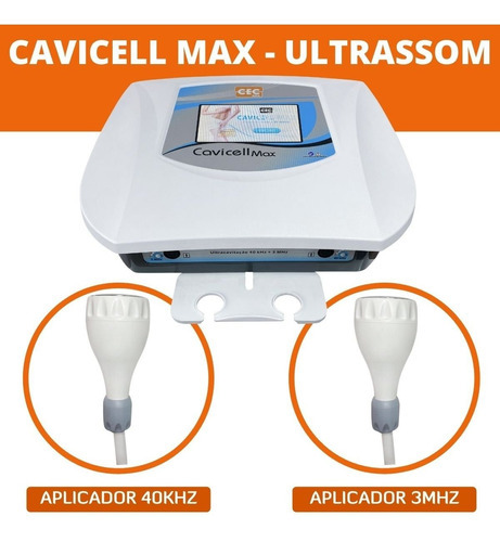 Cavicell Max Ultrassom Estética Cecbra 3mhz 40khz Bivolt