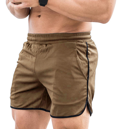 Pantalones Cortos Deportivos Con Bolsillos Para Hombre, Pant