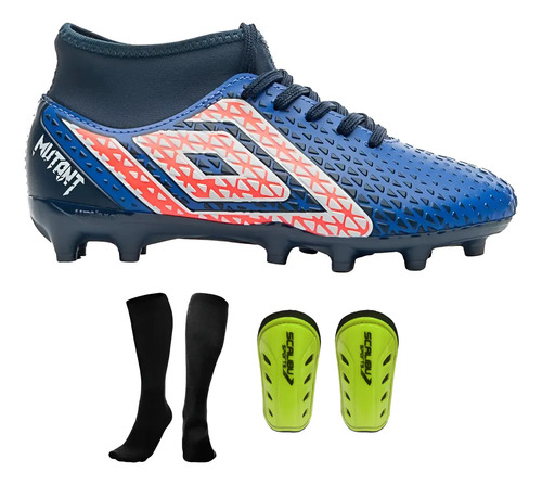 Chuteira Bota Umbro + Caneleira + Meião | Frete grátis