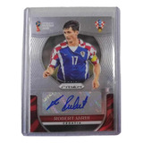 Tarjeta Prizm Autografiada Robert Jarni Rusia 2018 Croacia