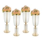 Ecom King Soporte De Flores De Boda De Cristal, Jarrones Alt