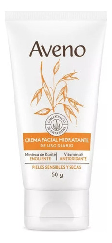 Crema Aveno Facial Para Pieles Secas Y Sensibles 50 Gr