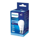 Foco Led Philips Essential Luz Fría A19 12w
