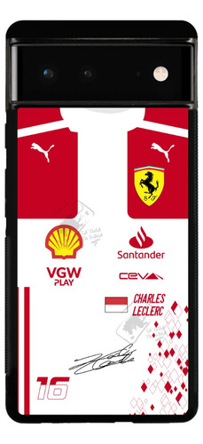 Funda Charles Leclerc Gp Mónaco 2023 Para Google Pixel