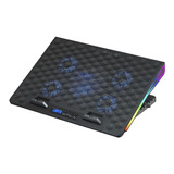 Base Notebook Gamer C3tech Nbc-510bk 17,3  Rgb 2xusb2.0 5fan