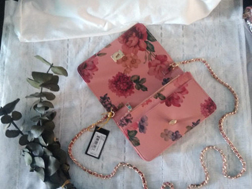 Bolsa Para Dama Crossbody  Floral Marca Bebe Nueva Original