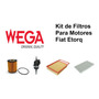 Kit De 3 Filtros Fiat Palio Siena Strada 1.3 16v Motor Fire Fiat Strada