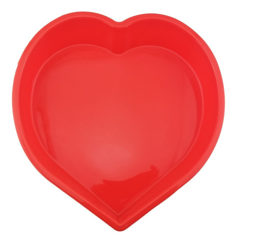 Molde Para Tortas Tartaletas Postres Corazón Silicón 24cm