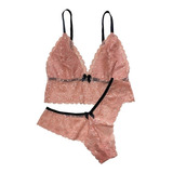 10 Conjunto Lingerie Atacado Sutia Sem Bojo E Calcinha Rd006