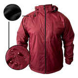 Corta Viento Hombre Impermeable Con Polar