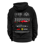 Sudadera Con Cierre Y Gorro Ferrari F1