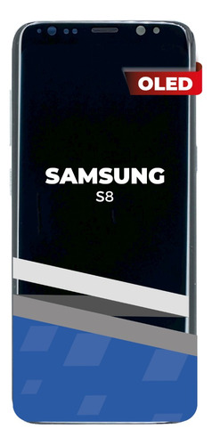 Lcd Para Samsung S8 Plata