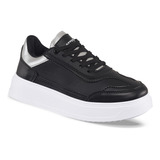 Tenis Beatrice Negro-pla Para Mujer Croydon