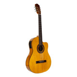 La Sevillana Ul-5ceq Guitarra Electroacústica Nylon Resaque