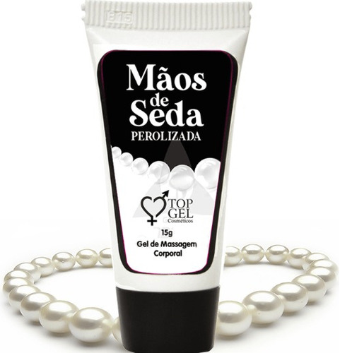 Lubrificante Mãos De Seda 15g Gel Siliconado Toque De Perola